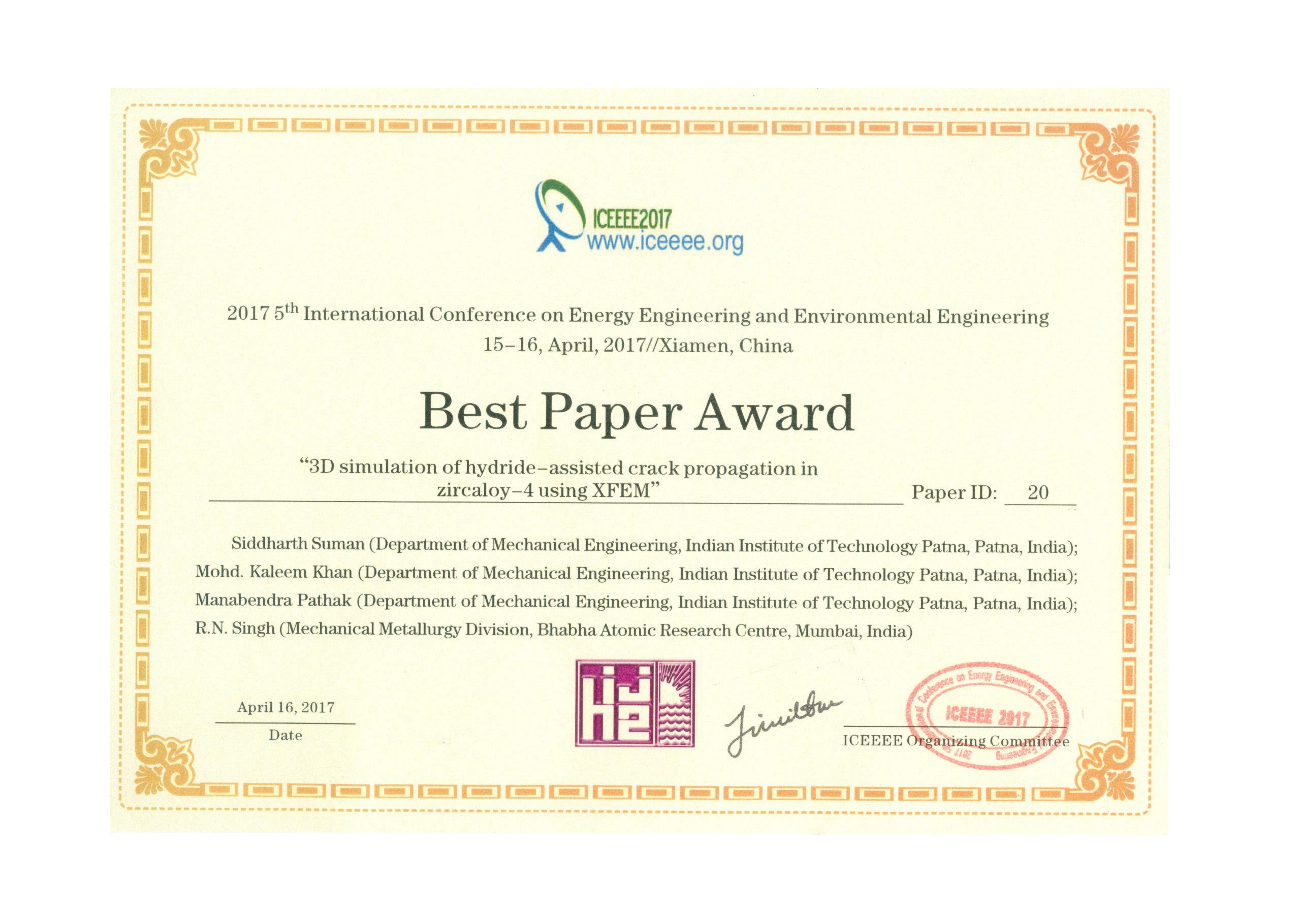 Best Paper
