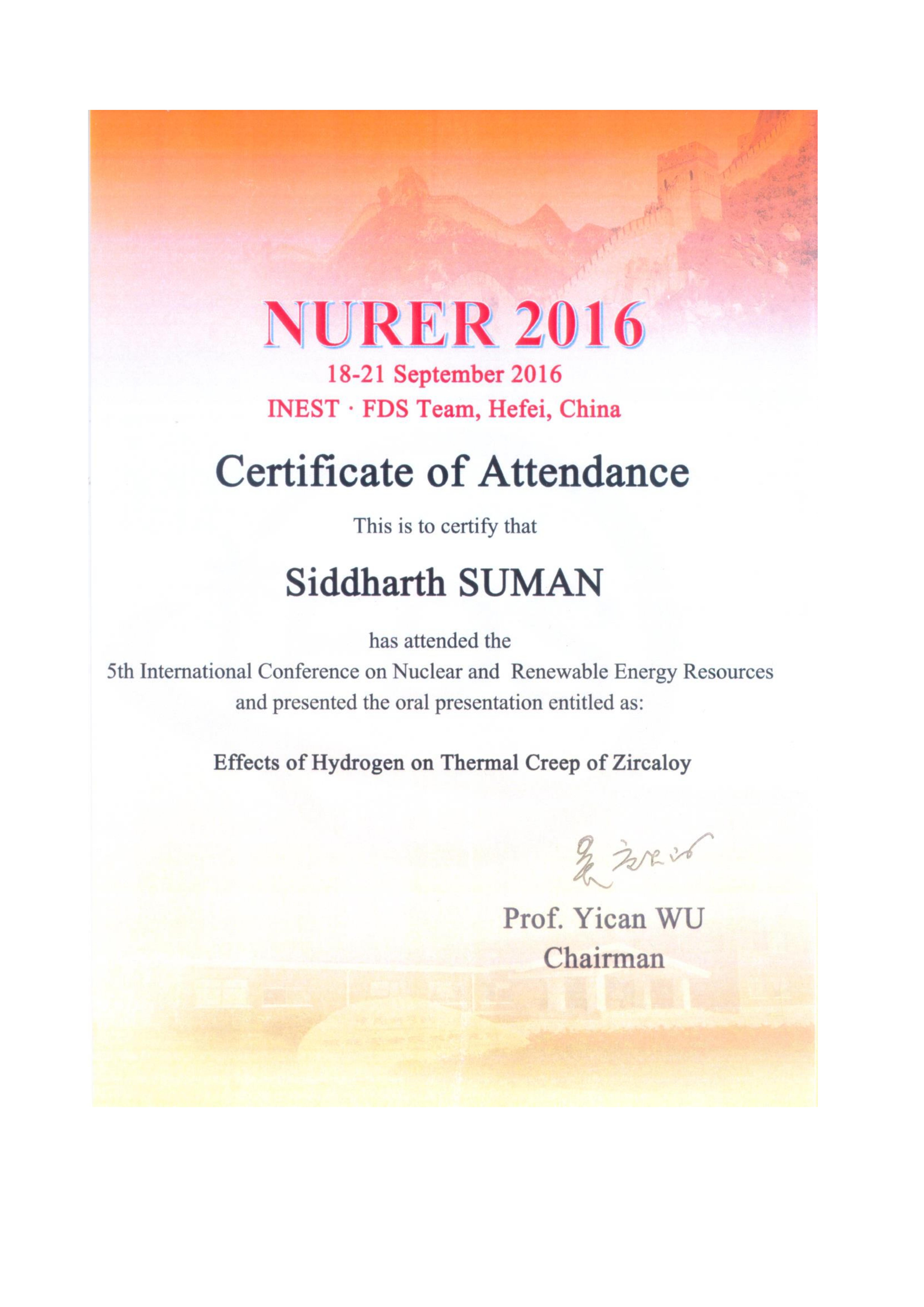 NURER 2016
