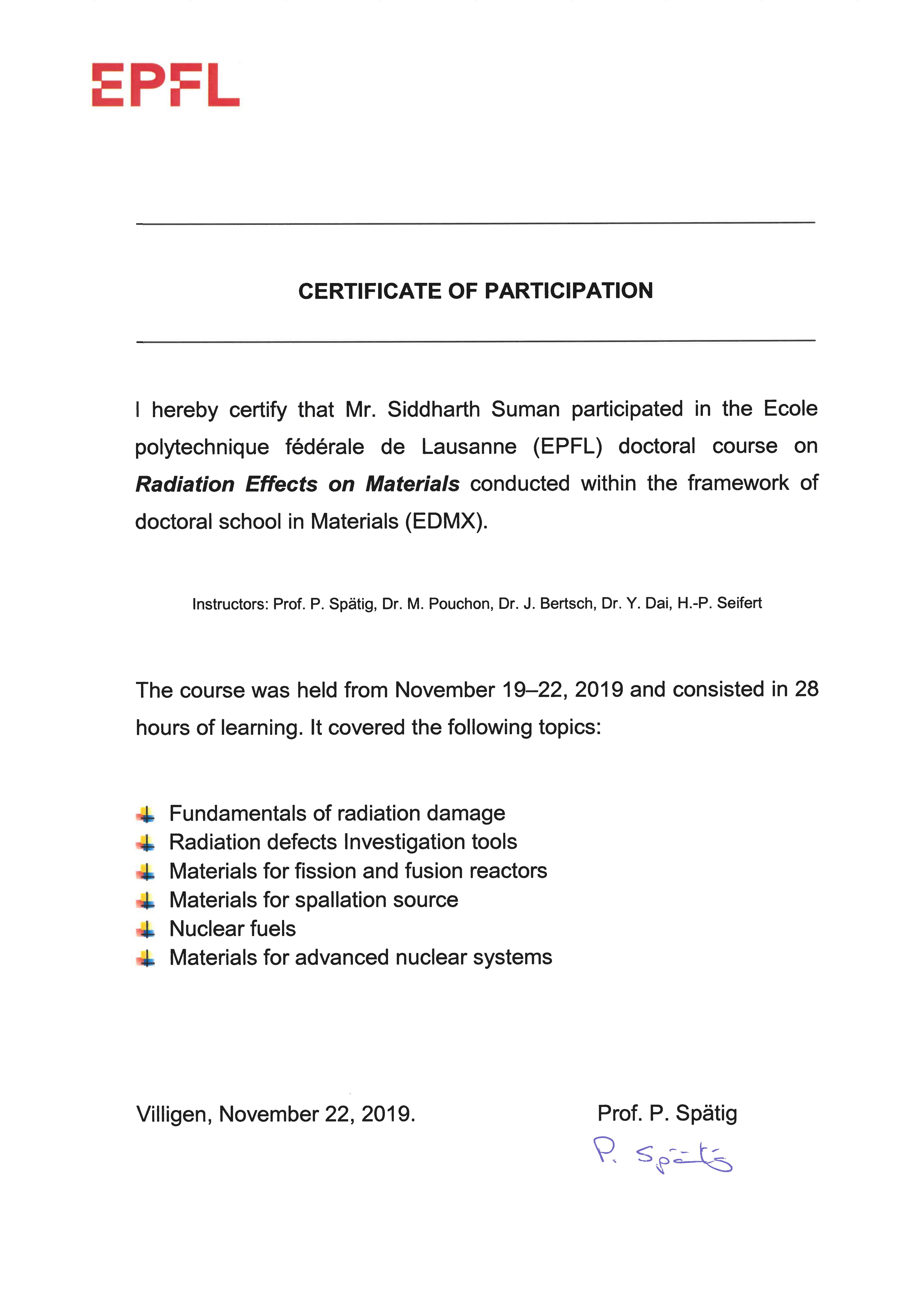 Radiation Effects