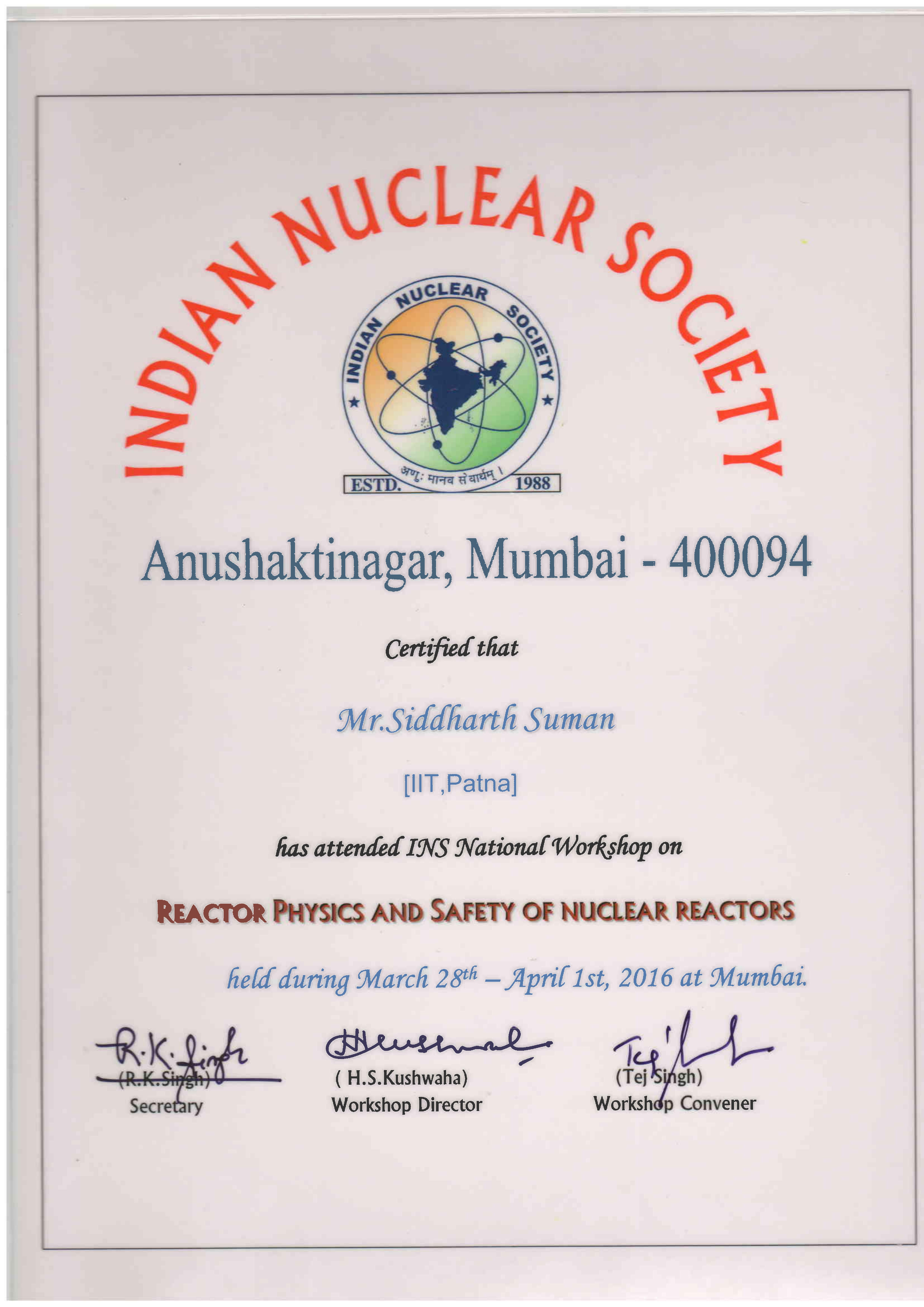 Reactor Physics